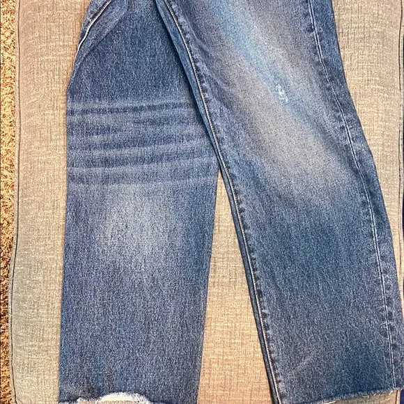 DRIFTWOOD Blue Straight Leg Jeans with Classic Fading Size 27 - Picture 5 of 10